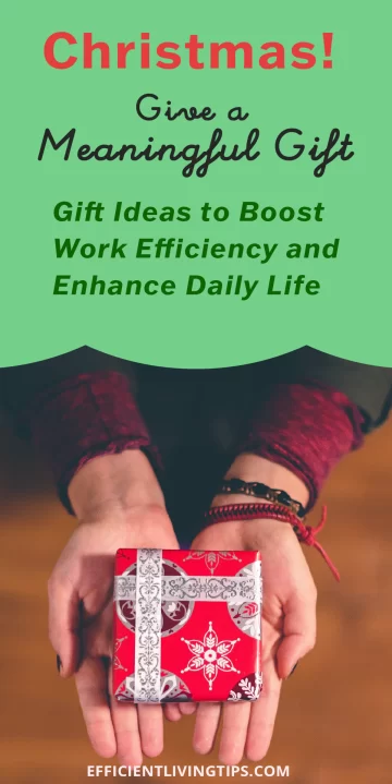 Give a Meaningful Gift This Christmas! Inspiration for Gifts That Boost Work Efficiency and Life